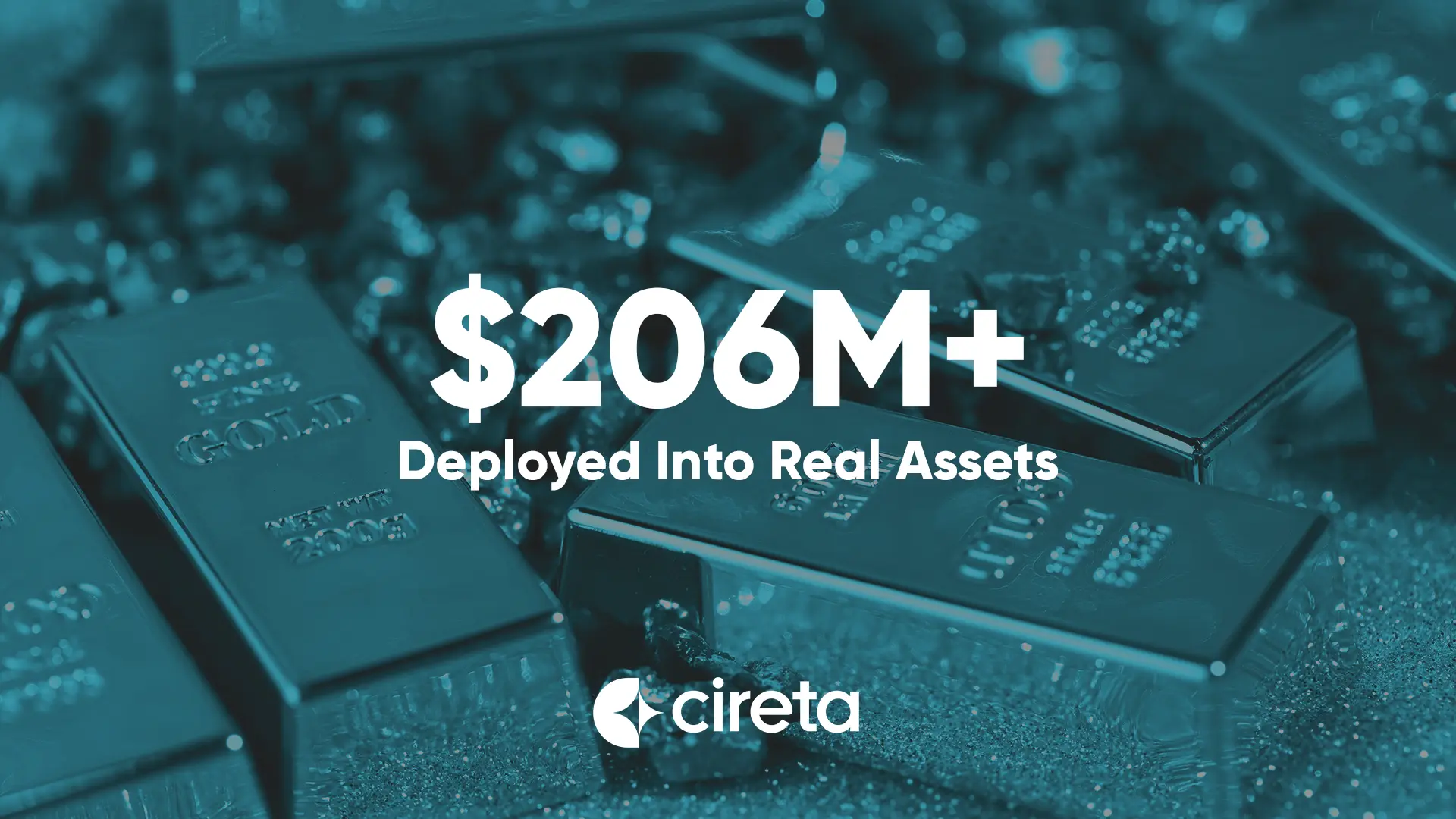 Key Milestone: $206M+ Deployed Into Real Assets